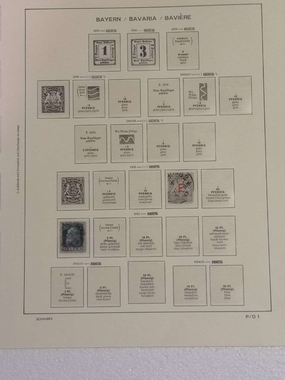 Tutti i francobolli: Deutsche Briefmarken 1862-1911. 10 Seiten. – Usato da Bern venduto da Yunkom 8