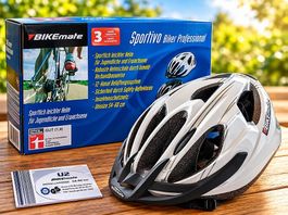 Neu! Bikemate Sportivo - Velohelm / Fahrradhelm