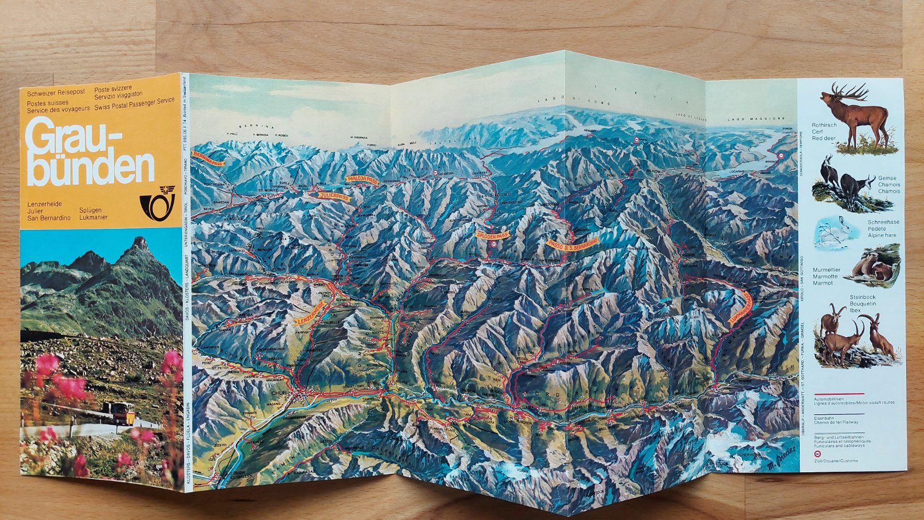 Documenti: 3 alte Prospekte Schweizer Reisepost – Usato da Obfelden venduto da Foto_Bild_Kunst_Buch 6