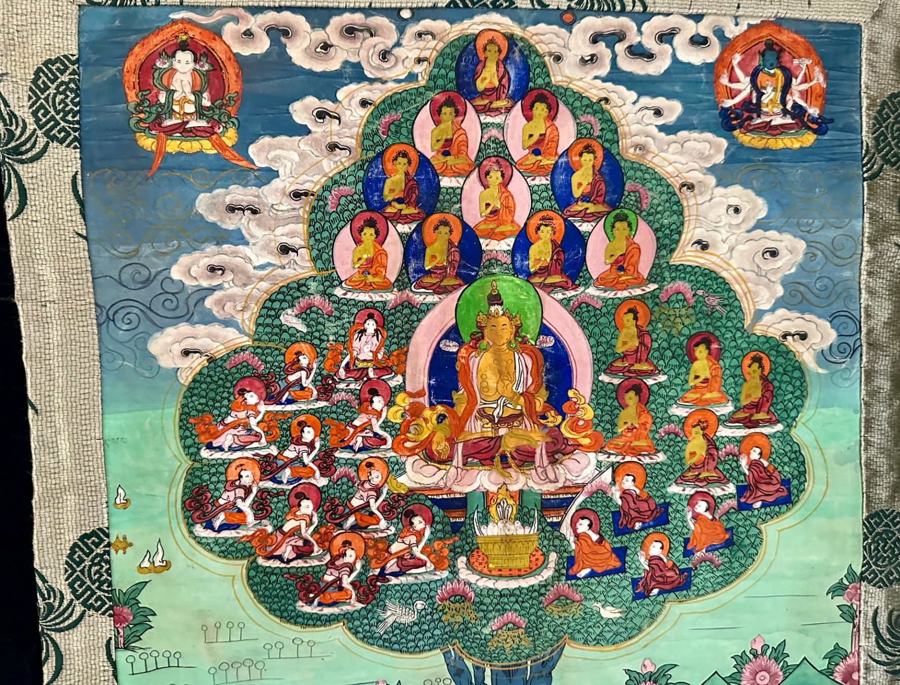 Dipinti: Thanka Buddha Tibet Nepal alt – Usato da Basel venduto da chinarh891 2
