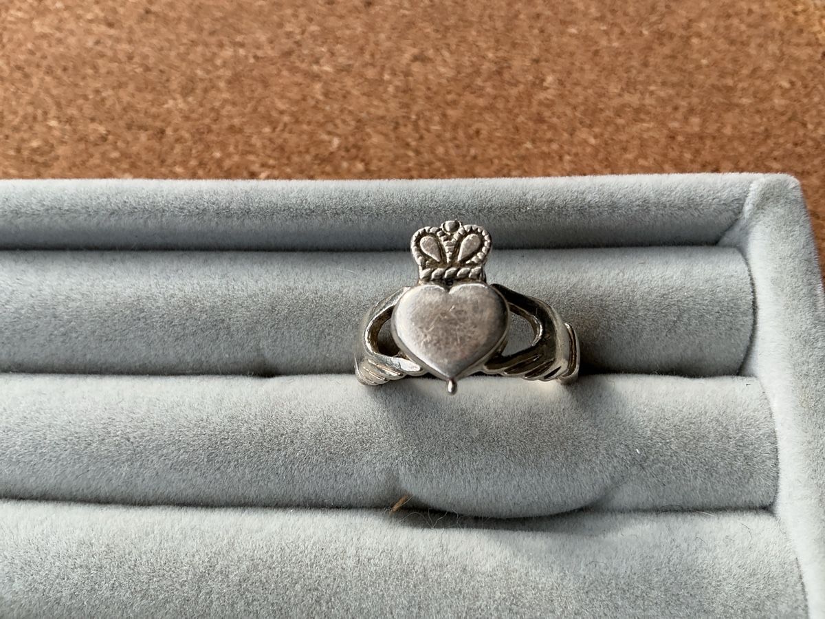 Anelli: Silber 925  Ring mit Herzfach  – Usato da Wettingen venduto da Andres54