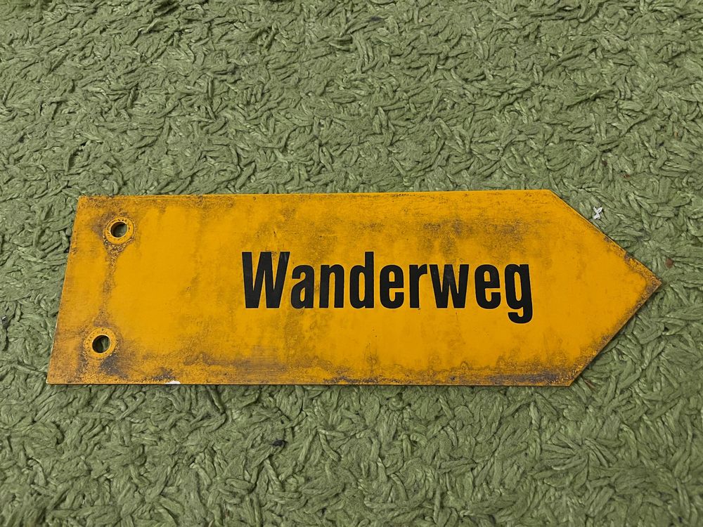 Cool Alte Wanderweg Wegweiser Tafel Schild Innerschweiz