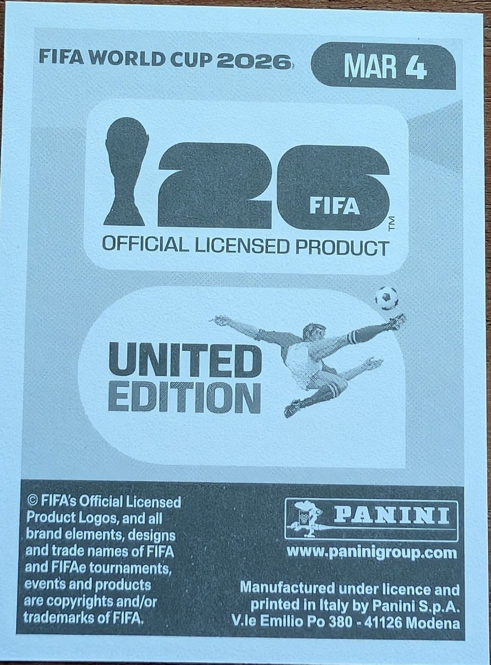 Panini Carte collezionabili: wm 2026 panini bild Achraf Hakimi MAR 4 – Nuovo (secondo la descrizione) da Zürich venduto da Milk-and-Chicken 1