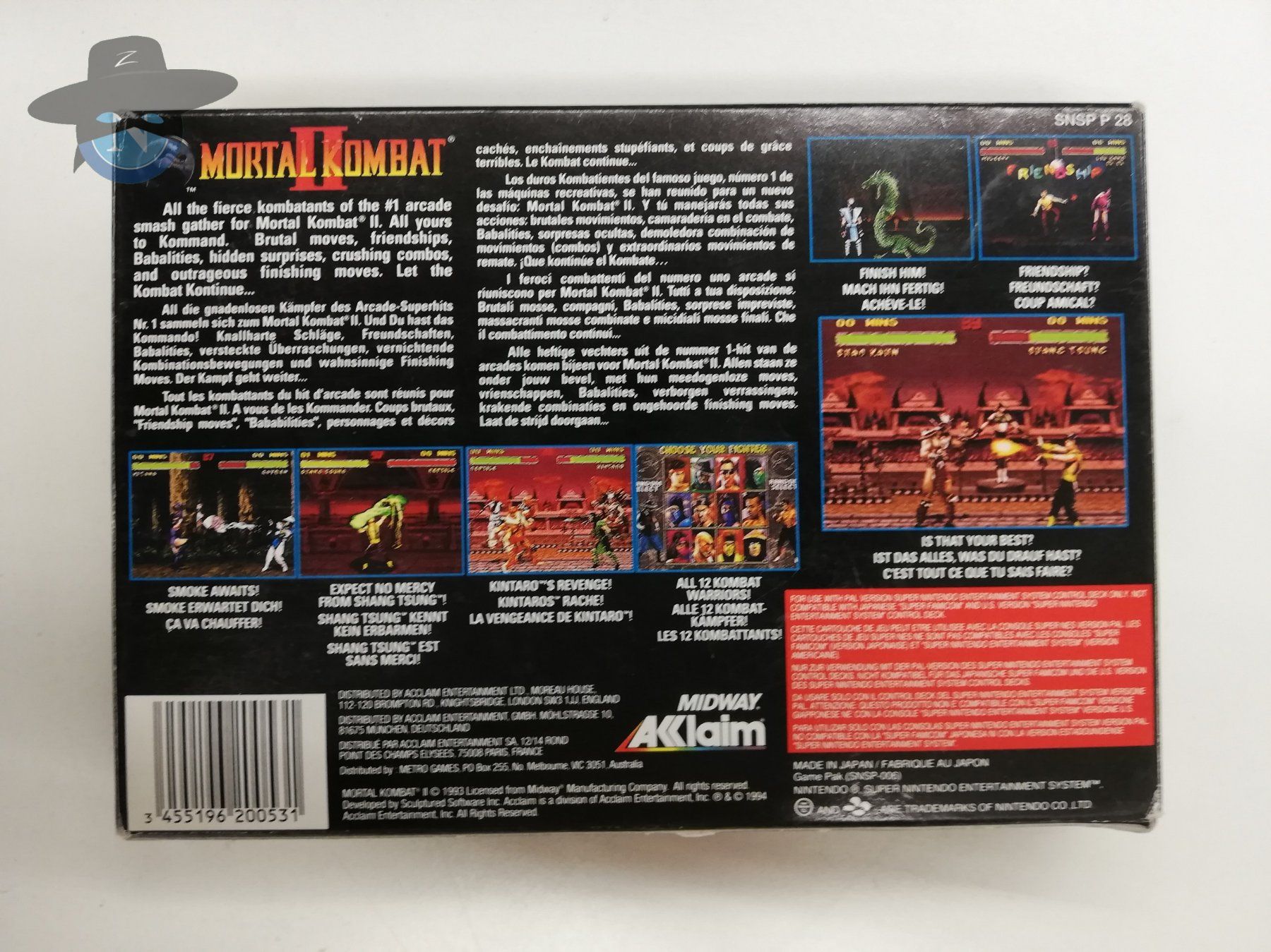 Nintendo Spiele: Mortal Kombat II - 2 / Super Nintendo SNES – Gebraucht aus St. Gallen von zorro_dc 1