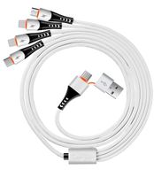 Multi USB Kabel 6 in 1, 3A 1.2M Universelles USB A/C