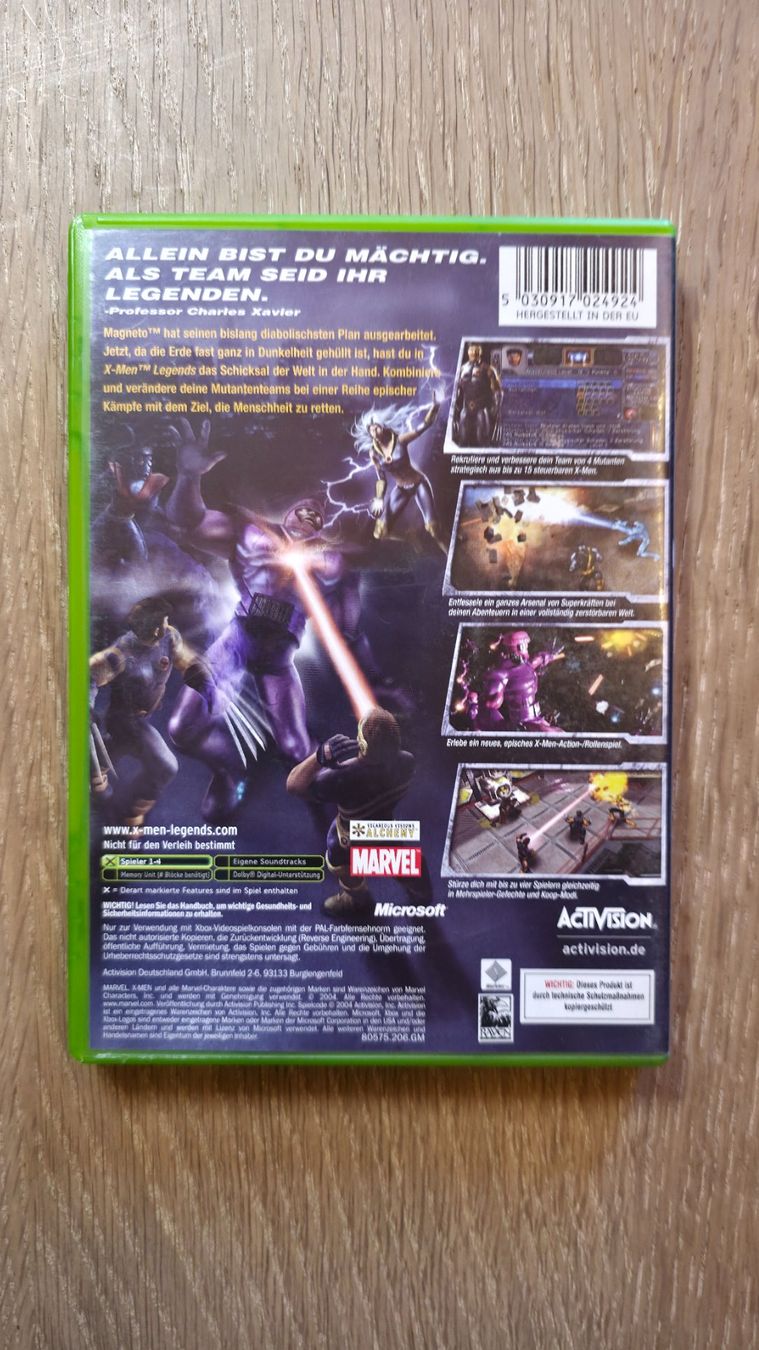 Microsoft Giochi: XBox, Game, X-Men Legends, OVP – Usato da Sirnach venduto da TheMrFreeman 1