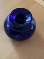 Kleine Kugelvase aus kobaltblauem Glas guter Zustand 10 cm