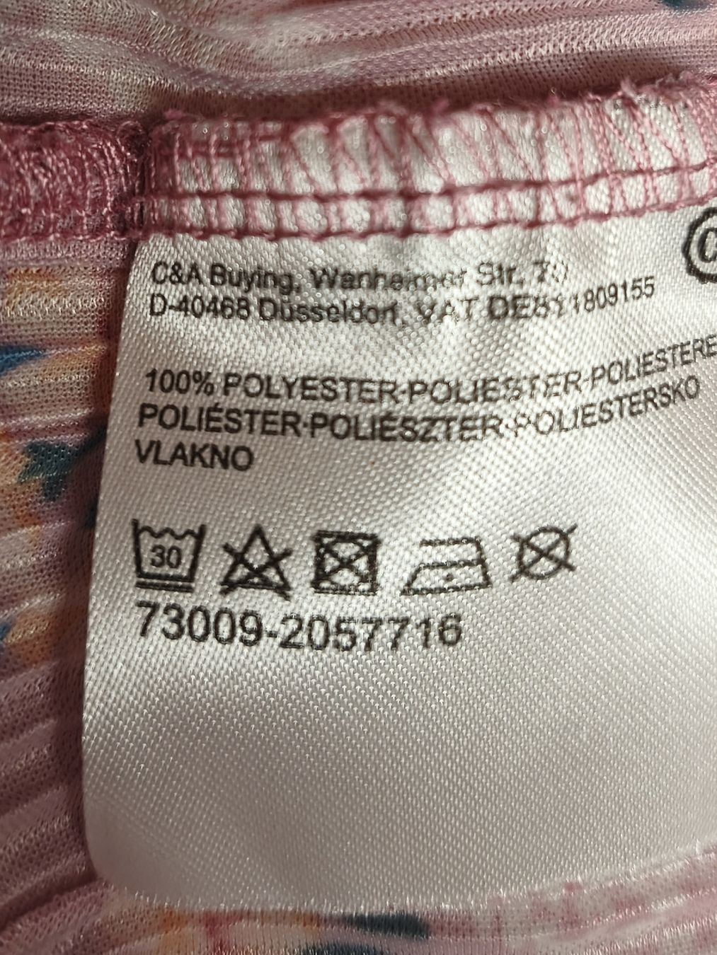 C&A Camicette: Clockhouse Bluse Pink Blumenmuster Rüschen Grösse XL – Nuovo (secondo la descrizione) da Emmetten venduto da SecondhandSiska 4