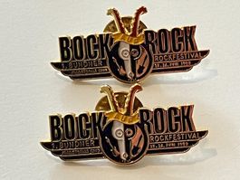 2 Pin Bock Auf Rock 1992 , 1. Bündner Rockfestival