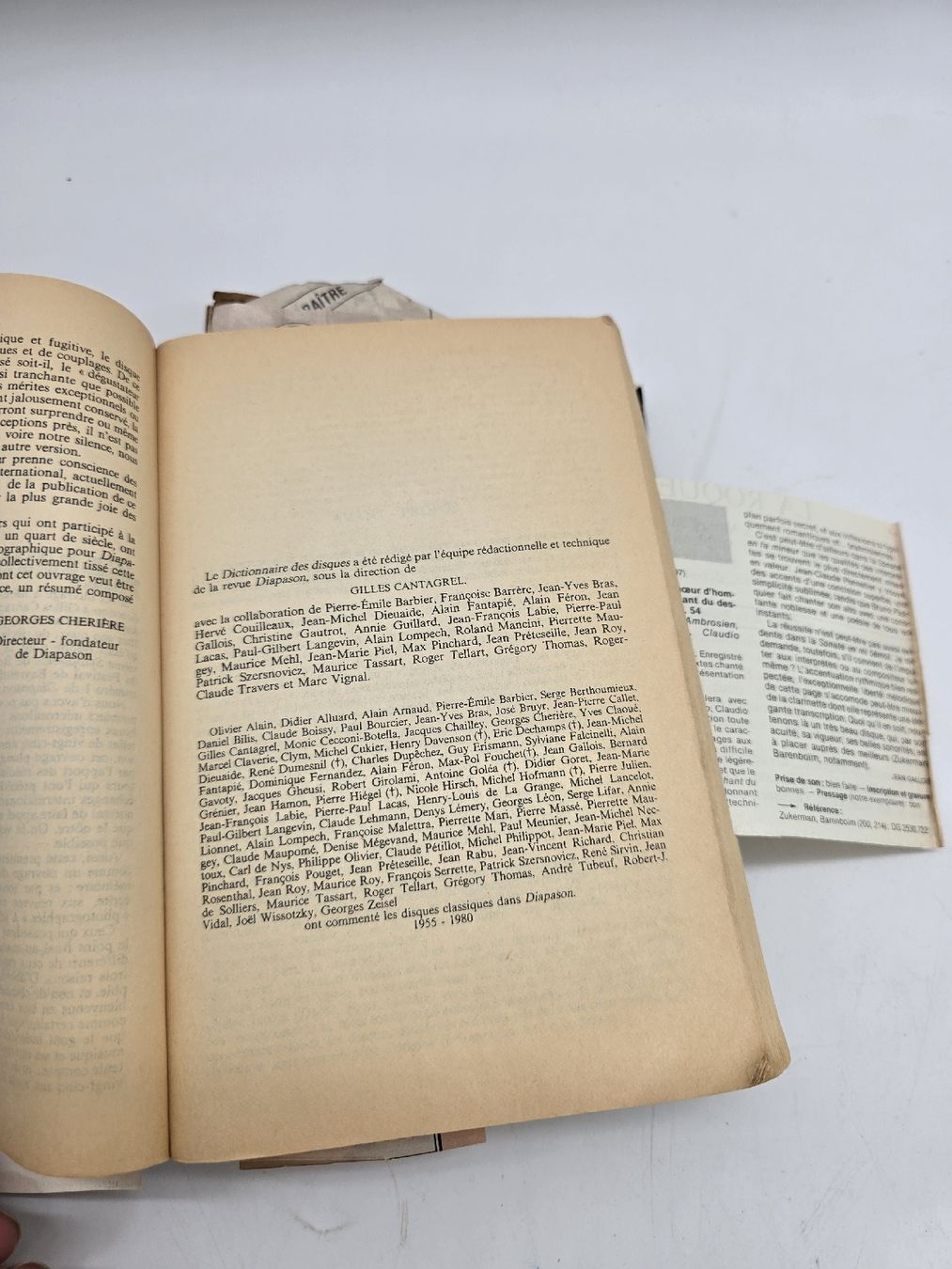 Bücher: Dictionnaire des disques – Gebraucht aus Bière von BellayServices 3