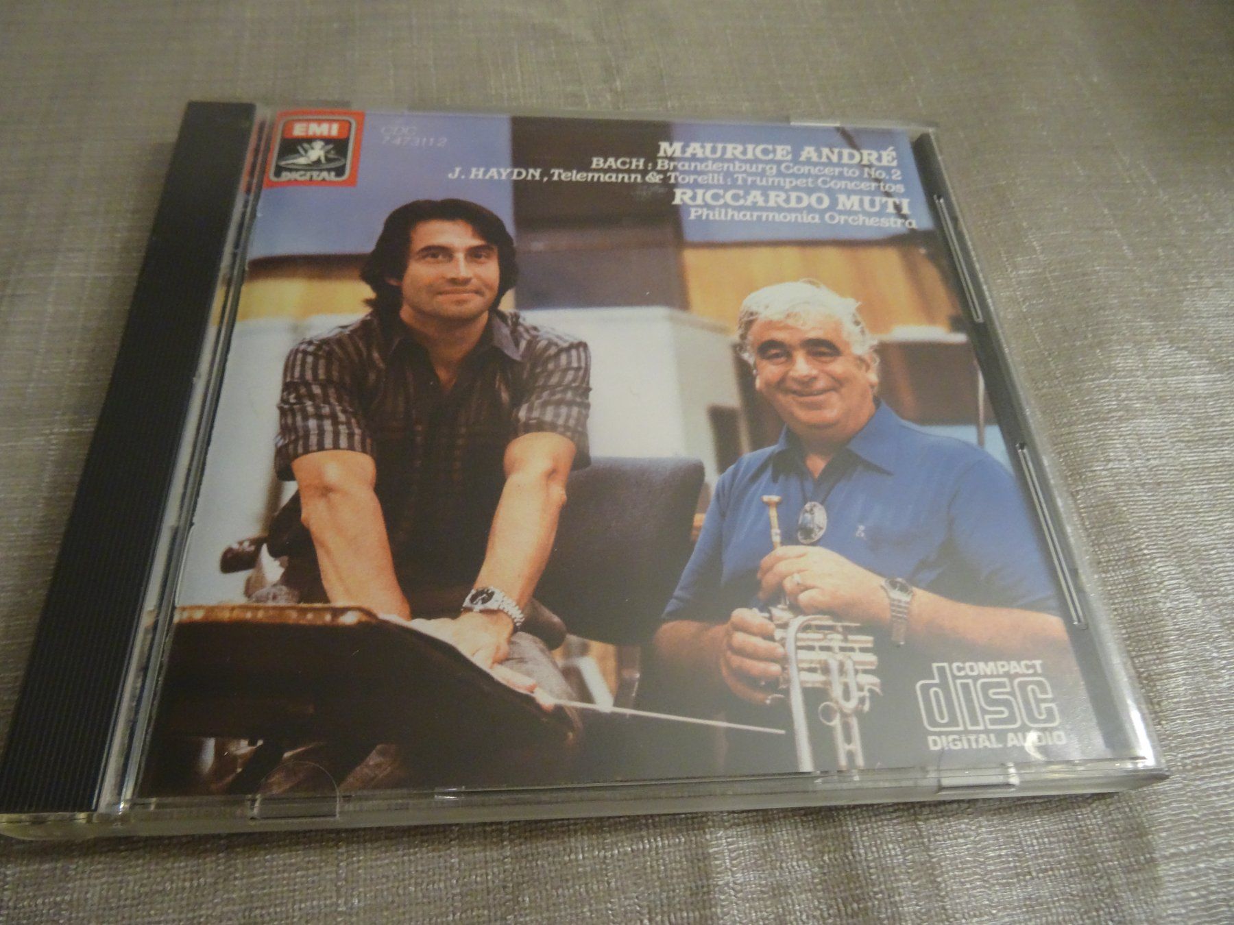 CD: J.S. Bach - Brandenburg Concerto No. 2 etc. Andre Muti CD – Usato da Olten venduto da Disc-Ausverkauf