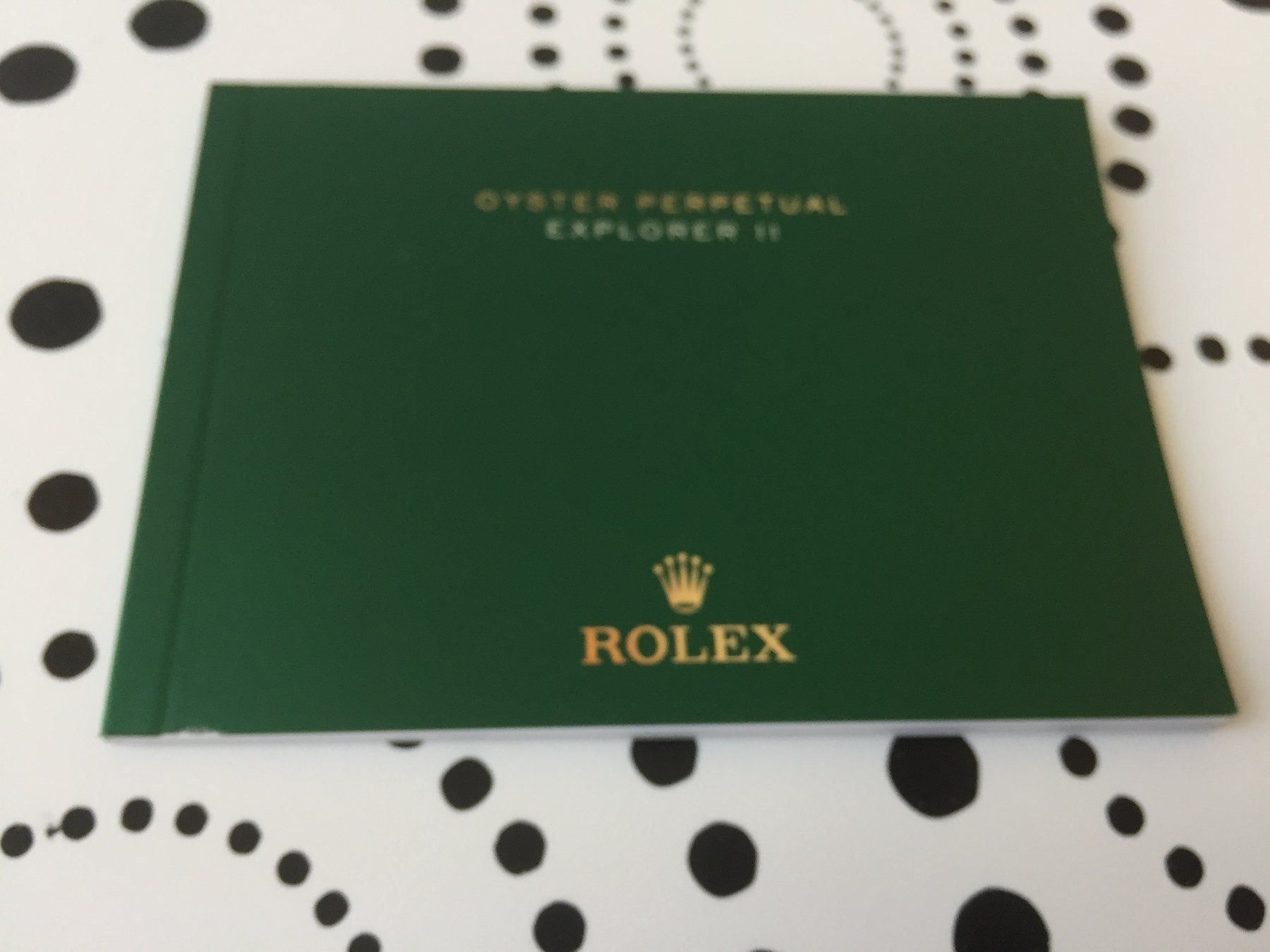 Documenti: ROLEX EXPLORER II - OPERATING INSTRUCTIONS - DE - NEW !!! – Nuovo (secondo la descrizione) da Epalinges venduto da dream-watch
