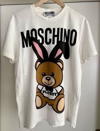 Moschino Teddy Bear Playboy T-Shirt white