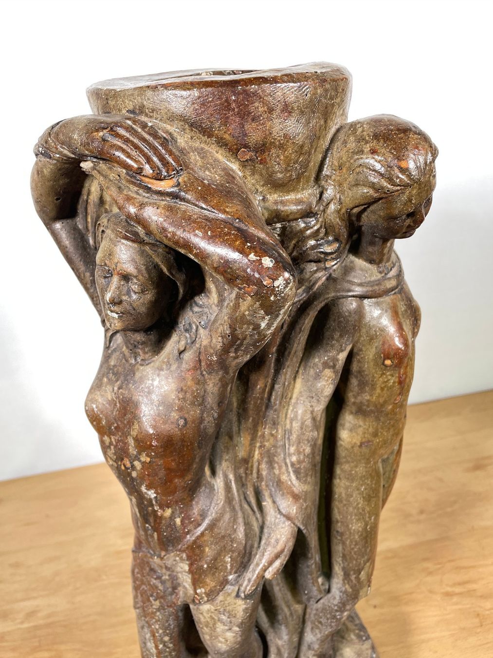 Skulpturen & Statuen: Grosse Vintage Three Graces Figurenlampe – Gebraucht aus Zürich von Hedwig-steig 3