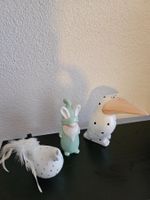 Deko-Set Frühling: 3 lustige Figuren, Keramik, Ostern ste...