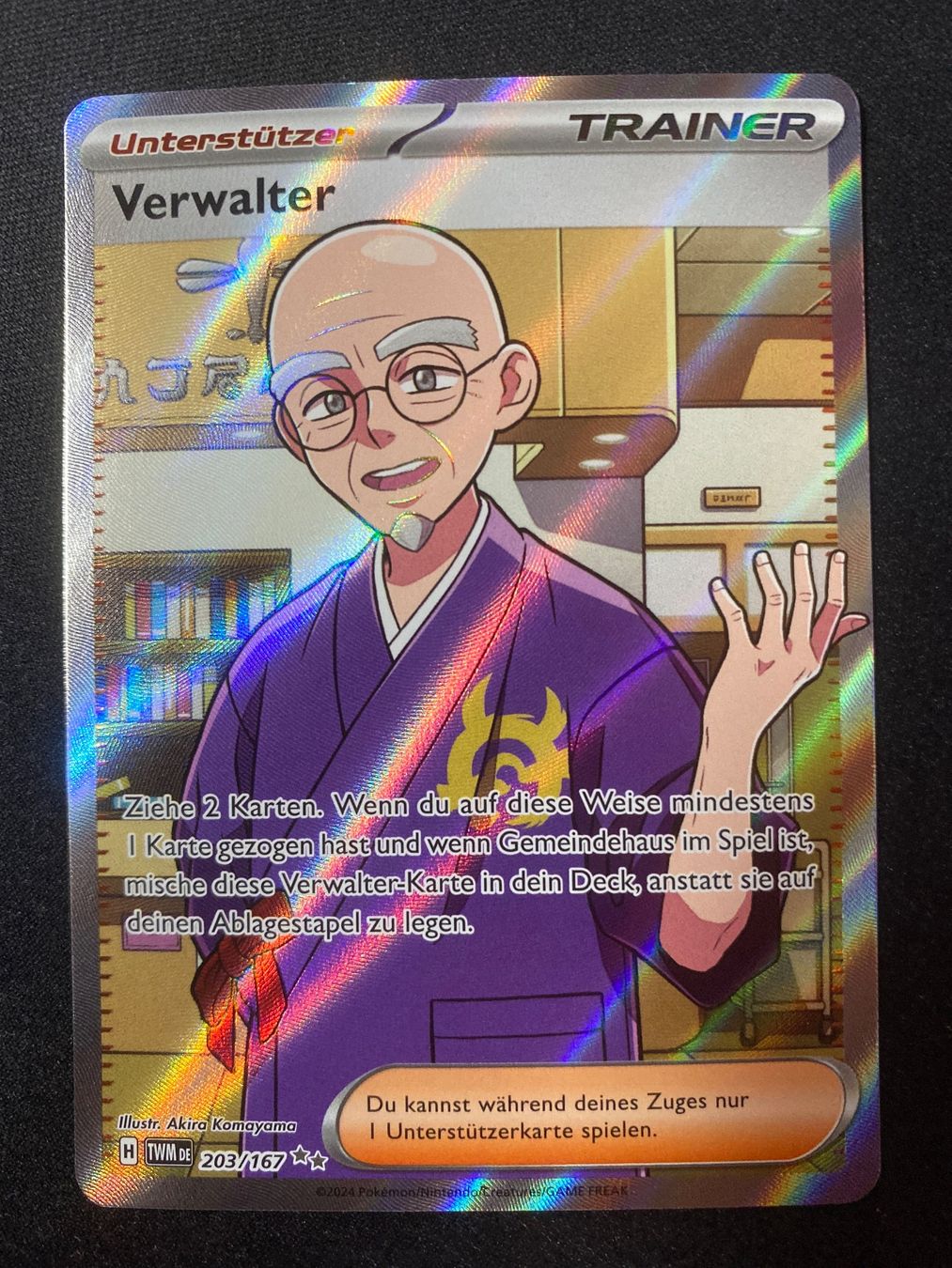 Pokémon Carte collezionabili: Verwalter 203 - Caretaker - UR - Twilight Masquerade - DE – Nuovo (secondo la descrizione) da Hausen AG venduto da Shrade