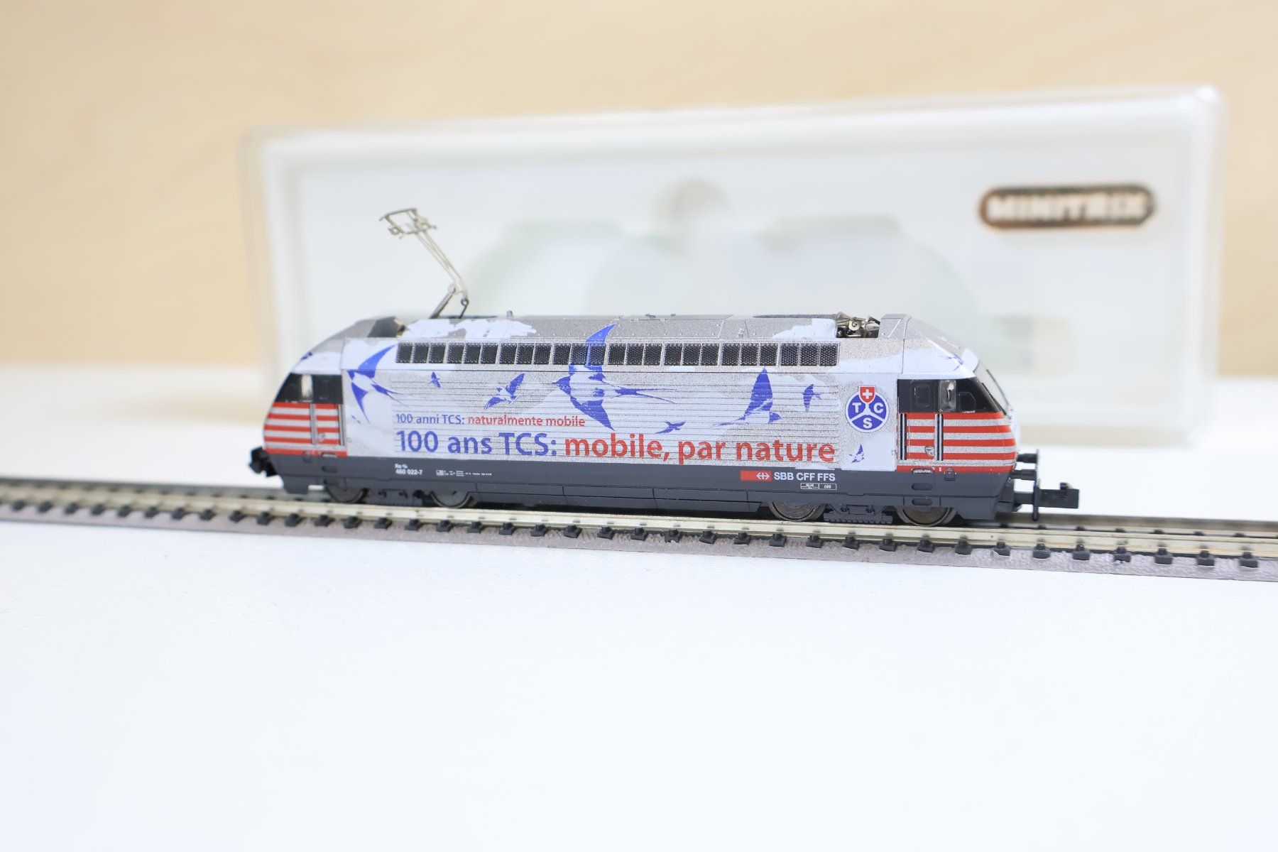 Trix Modellini di ferrovie: Minitrix SBB Re 460 E-Lok "TCS Modell" Spur N – Usato da Winterthur venduto da Monstera 7