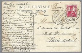 1909, STAB-0 MONTHEY, AK ETWAS FLECKIG