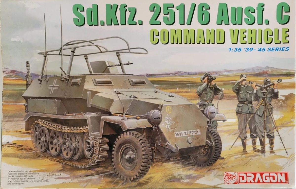 Kit di modellismo & Modellini statici: Sd.Kfz 250/6 command car Dragon 1/35 – Nuovo (secondo la descrizione) da St-Barthélemy VD venduto da gor_7wsv