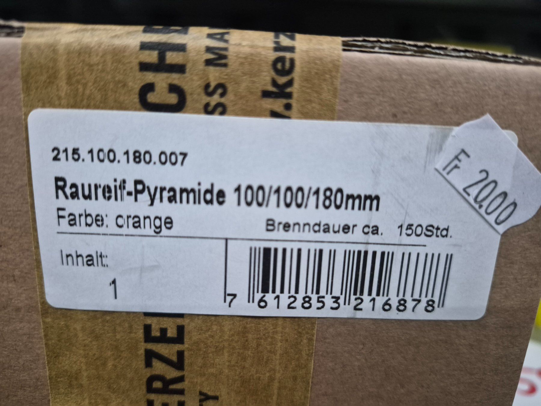 Candele: 562 Posten Kerze/n aus Liquidation – Nuovo (secondo la descrizione) da Derendingen venduto da Meisterstuecke 2