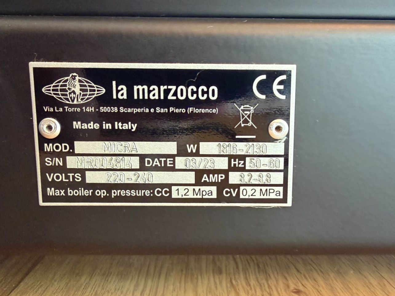 La Marzocco Kaffeemaschinen & Espressomaschinen: La Marzocco Linea Micra schwarz – Gebraucht aus Müllheim Dorf von stoll92 3