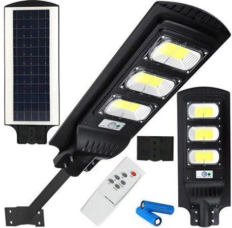 Lampade: SOLAR STRASSENLAMPE 240W LED / DÄMMERUNGS- + BEWEGUNGSSENSOR – Nuovo e nell'imballaggio originale da St. Gallen venduto da schnaeppchen-preise