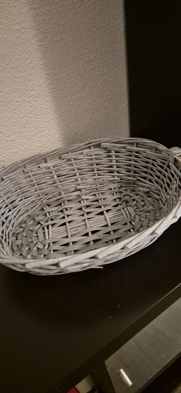Altro per la casa: Dekorative, graue Korb-Schale ca 30cm Durchmesser – Nuovo (secondo la descrizione) da Schafisheim venduto da LittleZwerg 1