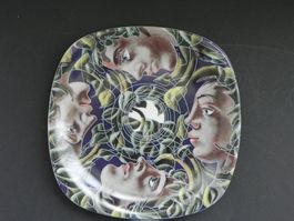 Hans Erni * MENSCH UND NATUR * Sammelteller von Rosenthal