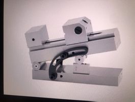 Präzision Sinus- Niederzug Spannstock 73 x 190 mm