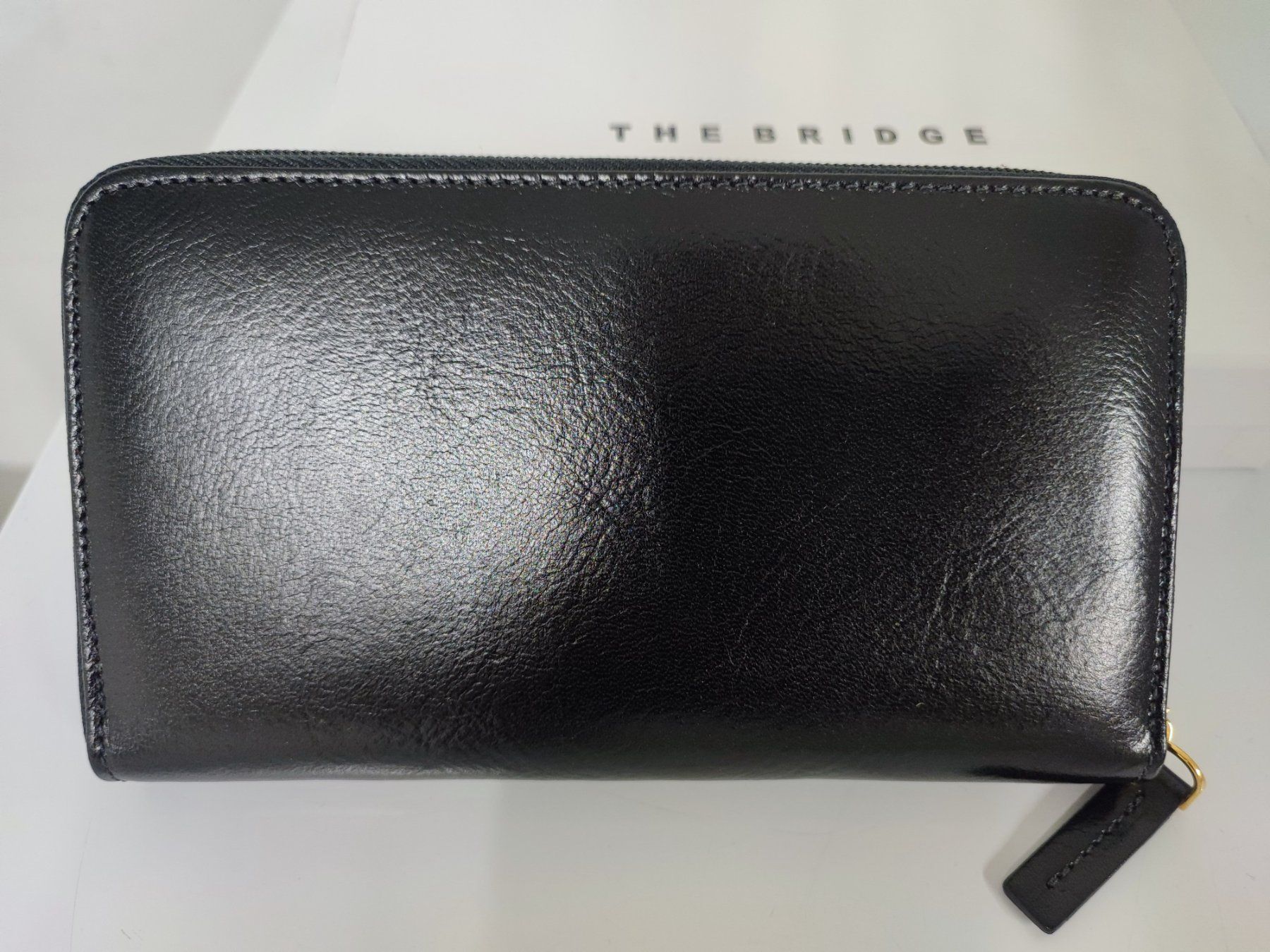 Portafogli: NEW The Bridge Long Wallet RFID, Black Leather – Nuovo e nell'imballaggio originale da Sursee venduto da Re.joy 1