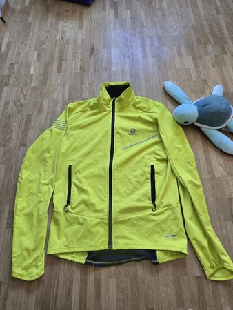 Salomon Veste de Course Homme Jaune Taille M - Impeccable!
