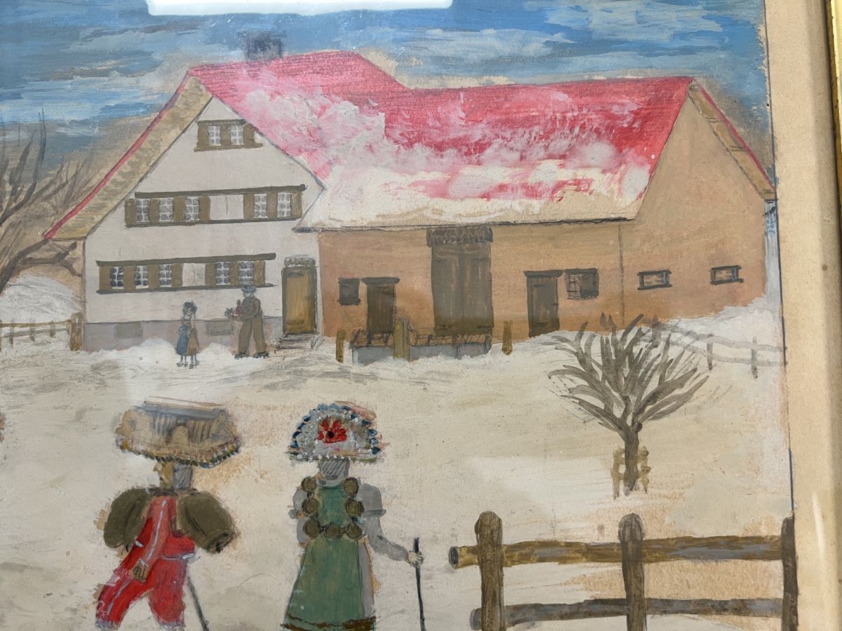 Dipinti: Silvesterchlausen Bauernmalerei – Usato da Gossau SG venduto da Keller-Antiques 4