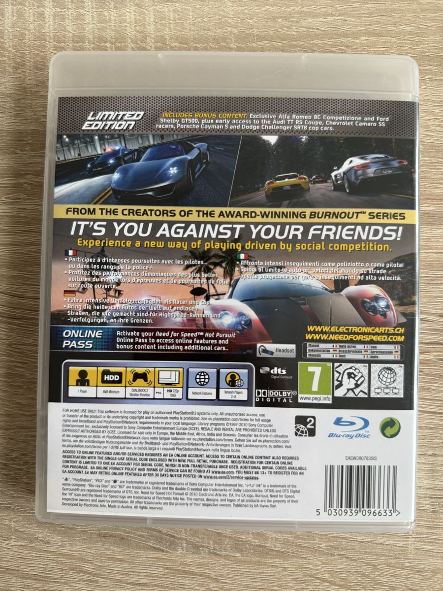 Spiele: Need for Speed Shift - Limited Edition - PS3 - Top Zustand! – Neu (gemäss Beschreibung) aus Wetzikon ZH von Rap_vh2l 3