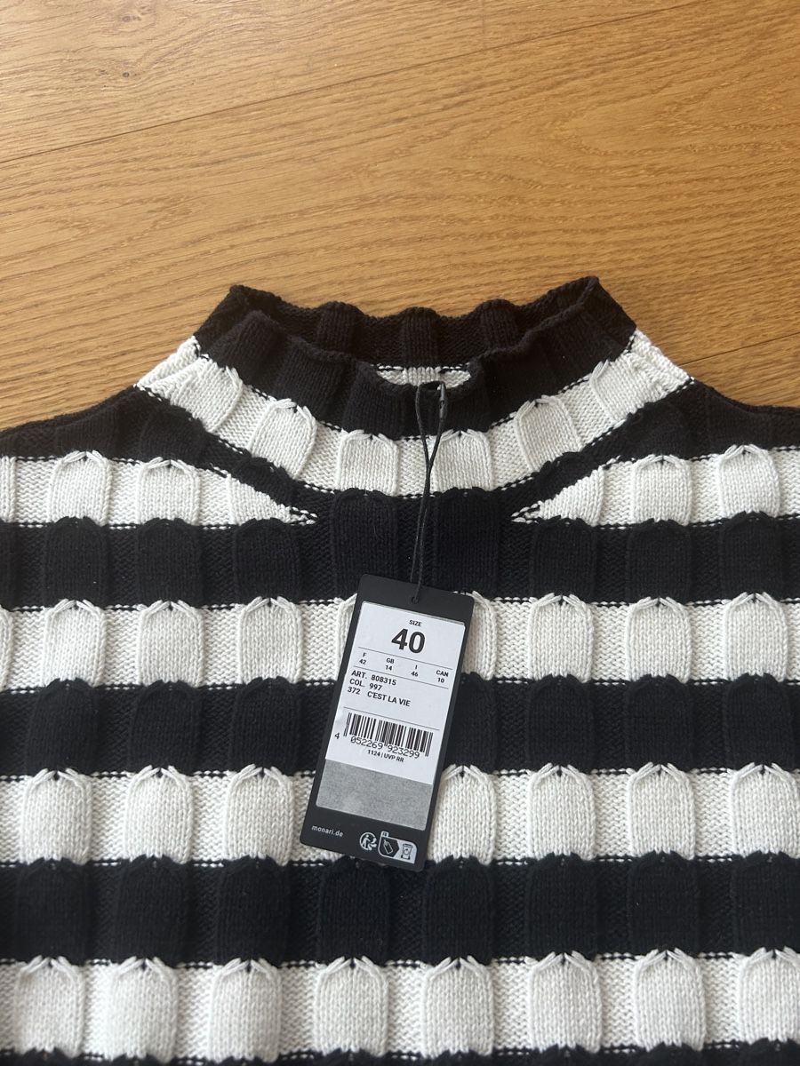 Monari Maglioni & Felpe: Monari Strickpullover, Grösse 40, Neu mit Etikett – Nuovo e nell'imballaggio originale da Kehrsiten venduto da fot_55m5 1