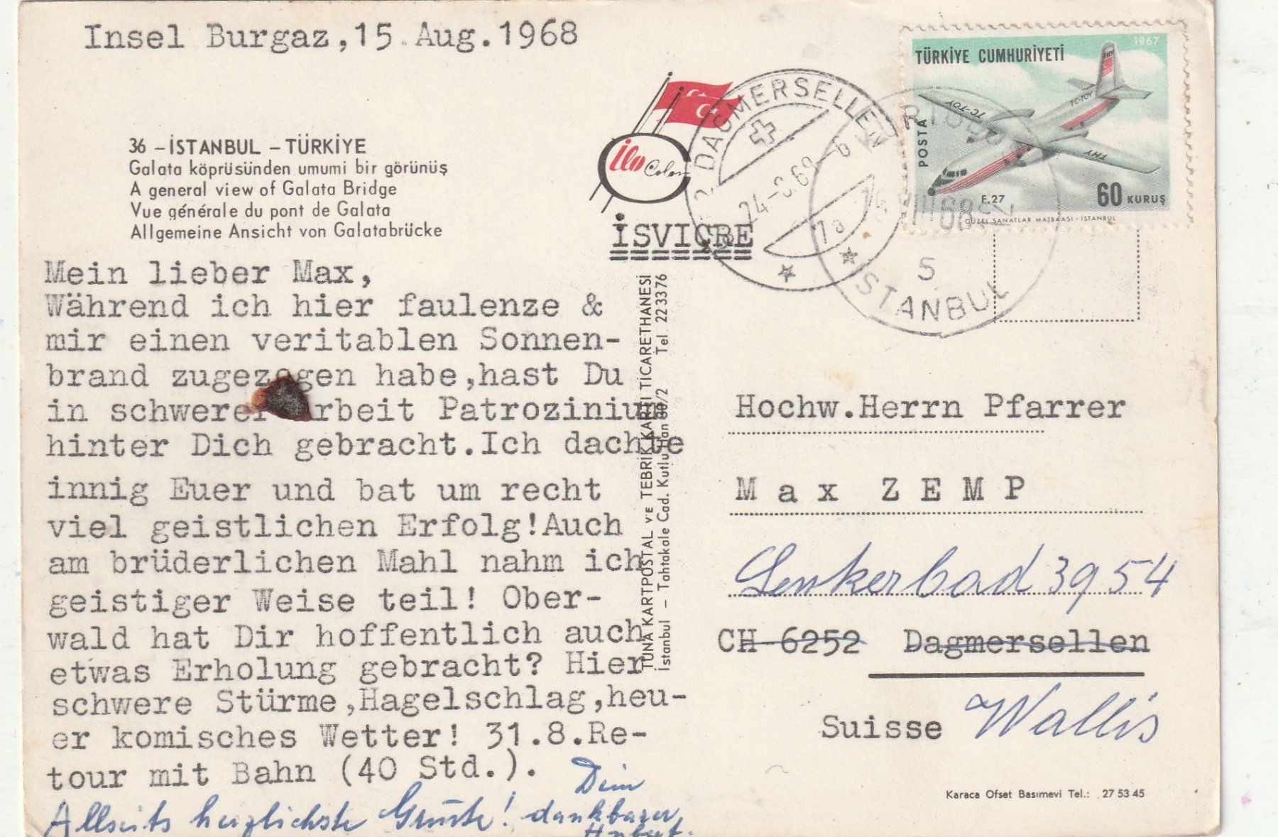 Cartes postales: Instanbul – D'occasion à Lumbrein par made02 1