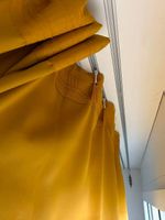 Rideaux jaune moutarde avec crochets  bon état
