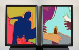 Erotik Akt Pop Art Kunst Nude Girls Porn Silhouette Bild