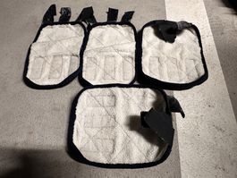 4 Pferde Stallgamaschen mit Fleece Innenfutter gebraucht