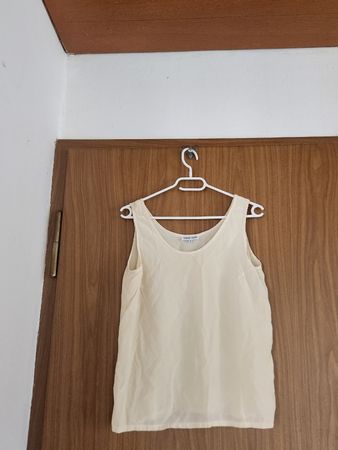 Top en soie Gérard Darel Taille 38 crème