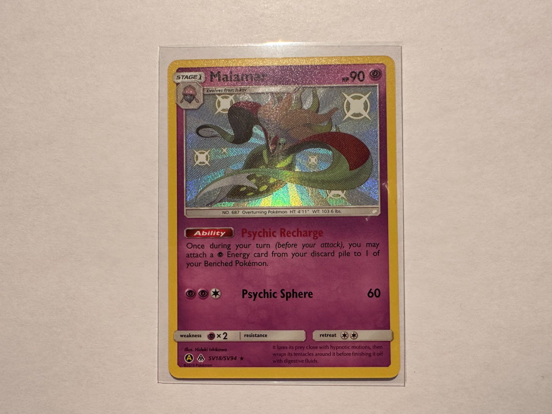 Pokémon Carte collezionabili: Malamar Shiny Hidden Fates EN – Nuovo (secondo la descrizione) da Hagendorn venduto da Pokecollectorch