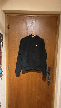 (3)Champion Hoodie, Grösse S, schwarz