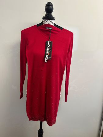 Kleid Neu mit Etikett rot One Size