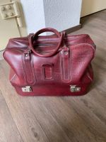 Stylische, edle Vintage Reisetasche mit doppeltem Boden