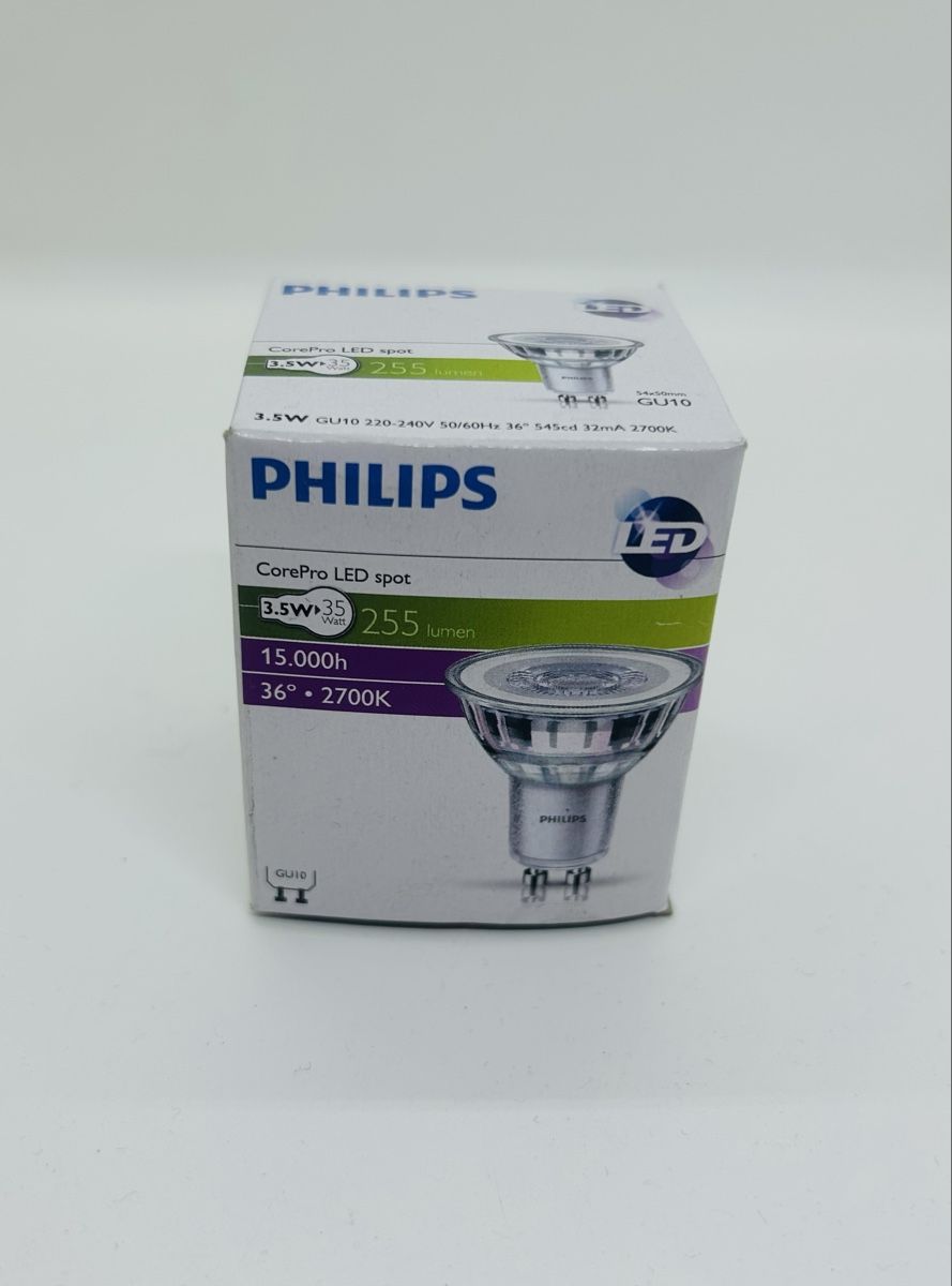 Philips Lampade: [NEU]: Philips LED-Lampe CorePro GU10 – Nuovo e nell'imballaggio originale da Arni AG venduto da CreaFlex