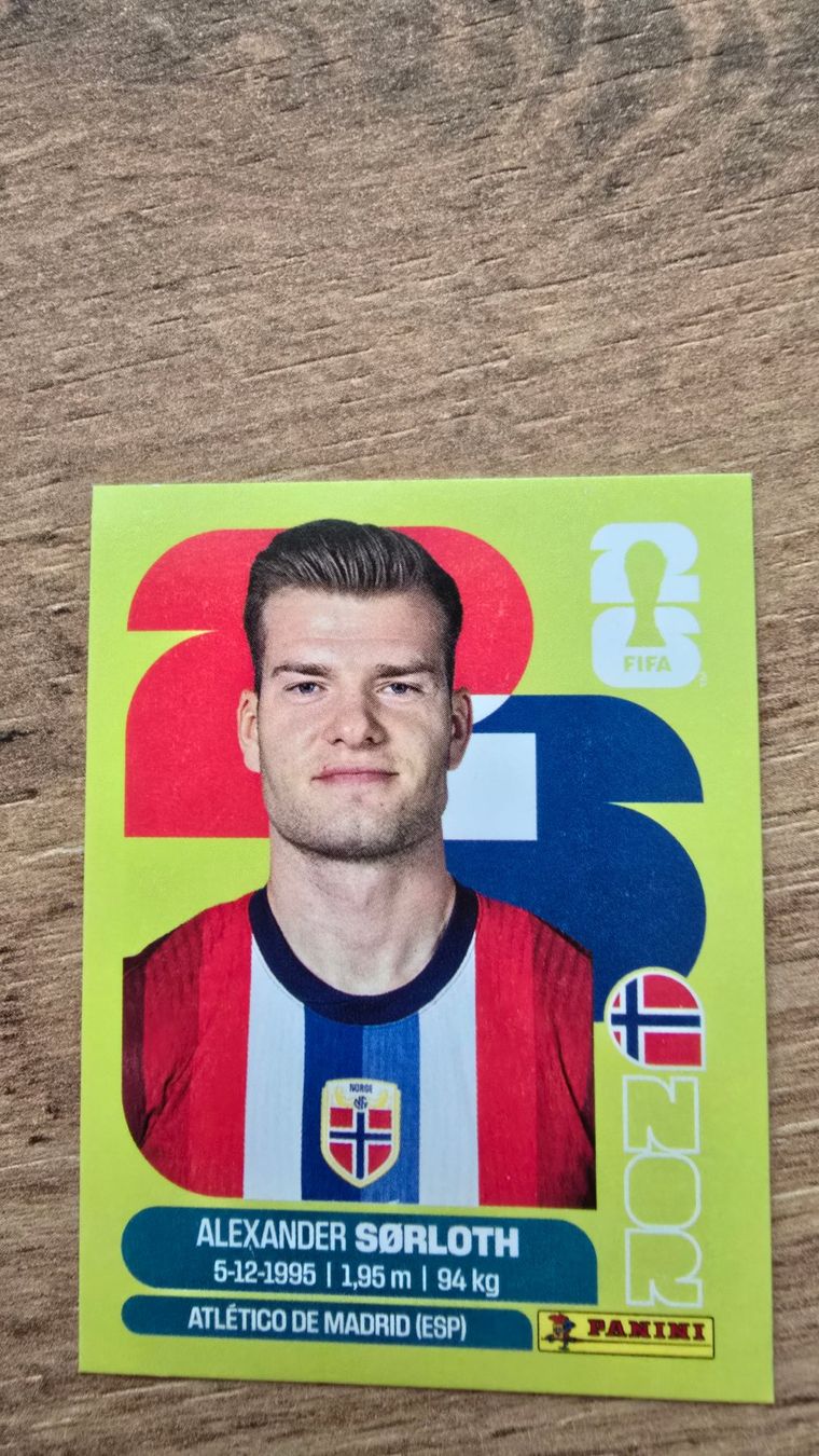 Panini Carte collezionabili: Panini WM 2026 Norway Alexander Sorloth – Nuovo (secondo la descrizione) da Seewen SZ venduto da mads_around