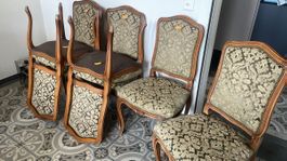 Antikes Stuhl Set, 6 Stück