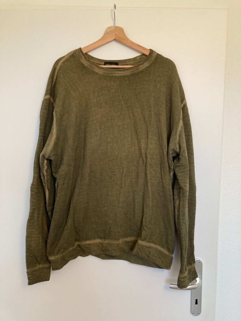 Pullover & Sweatshirts: Roberto Collina Pullover, grün, Vintage Style, Grösse 54 – Gebraucht aus Grüt (Gossau ZH) von javelin00