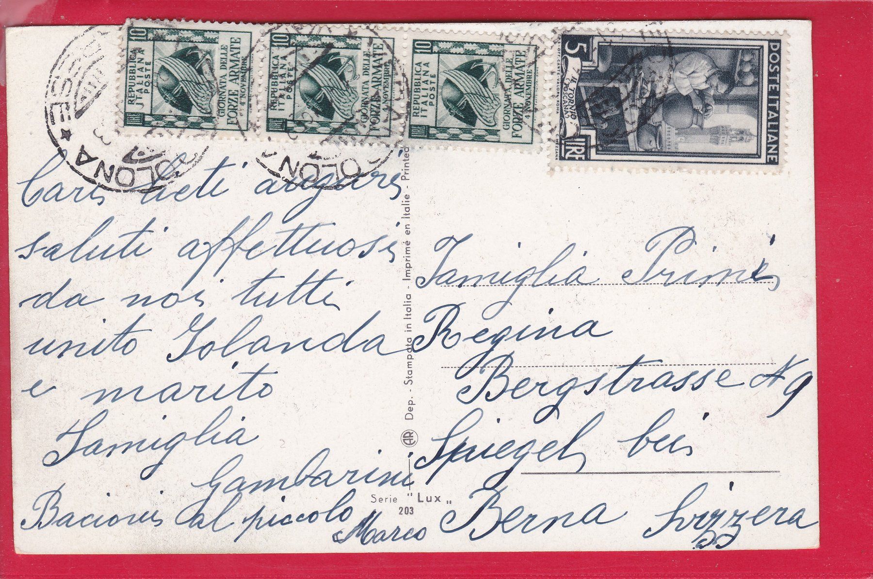 Cartoline postali: BUONA PASQUA – Usato da Oberrieden venduto da Gebirgsstelze 1
