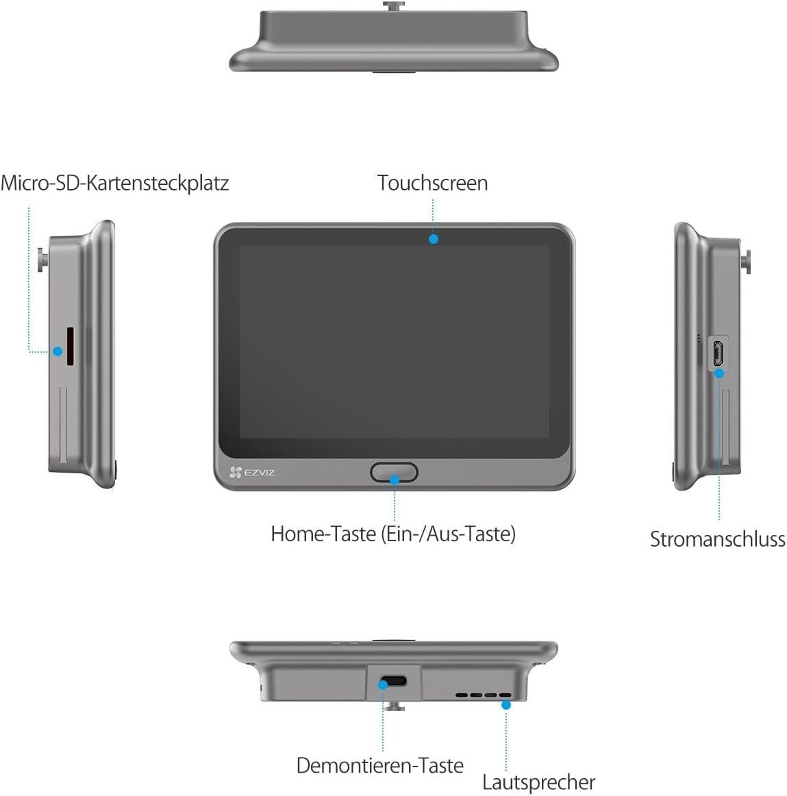 Sistemi d'allarme: WLAN Türklingel mit 166° Weitwinkel und PIR-Sensor – Nuovo e nell'imballaggio originale da Nuglar venduto da SaleRitter 8