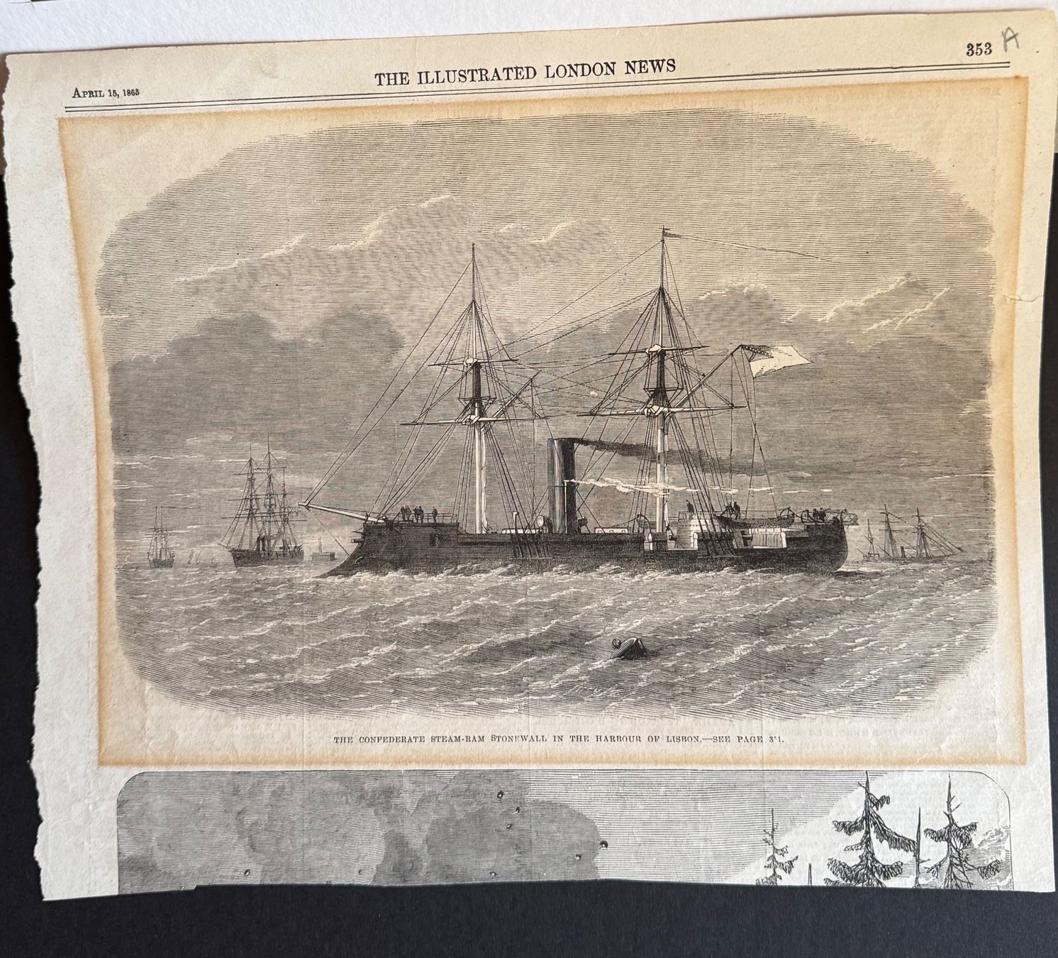 Incisioni: Originalstich aus Zeitung 1865 England – Usato da Grabs venduto da Barbstucky 1